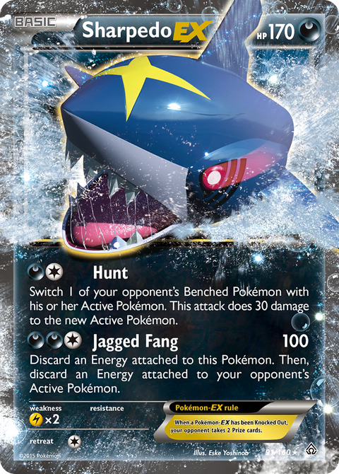 Sharpedo EX - 91/160