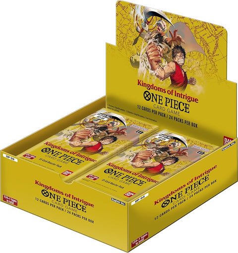 One Piece Card Game: KINGDOMS OF INTRIGUE Booster Box [OP-04]
