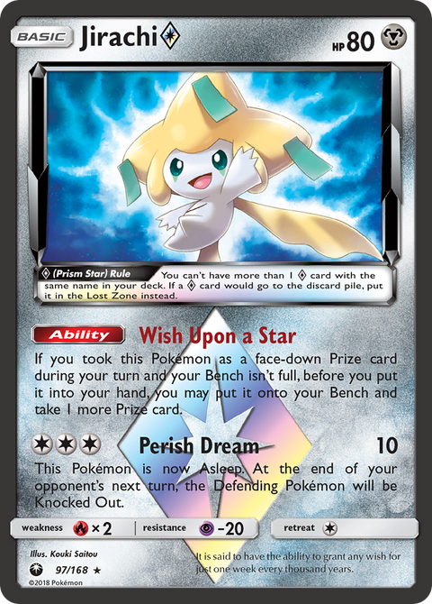 Jirachi Prism Star - 97/168