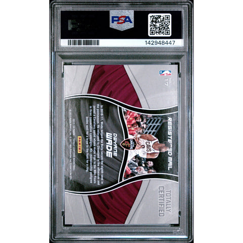 2017 PANINI PANINI TOTALLY CERTIFIED REGISTERED MAIL DWYANE WADE 17 PSA 10