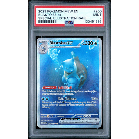 2023 POKEMON 151 BLASTOISE 200/165 PSA 9