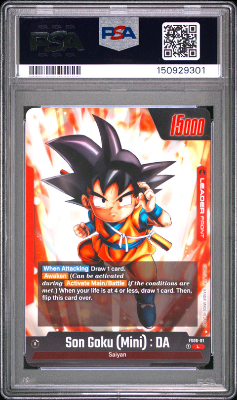 2024 DRAGON BALL SON GOKU (MINI) : DA FS06-01/97 PSA 10