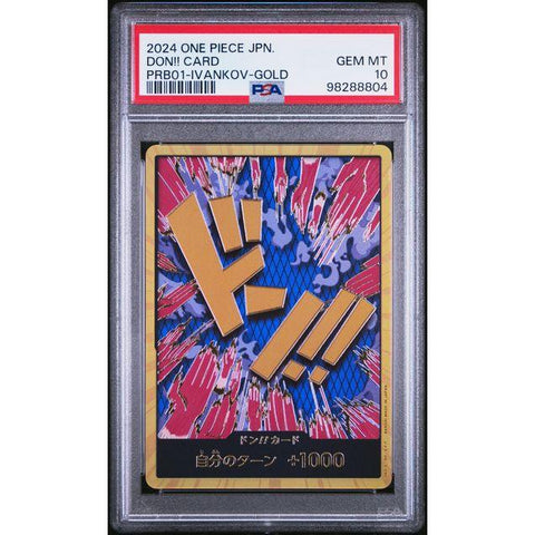 2023 ONE PIECE JPN PRB01 IVANKOV GOLD DON PSA 10