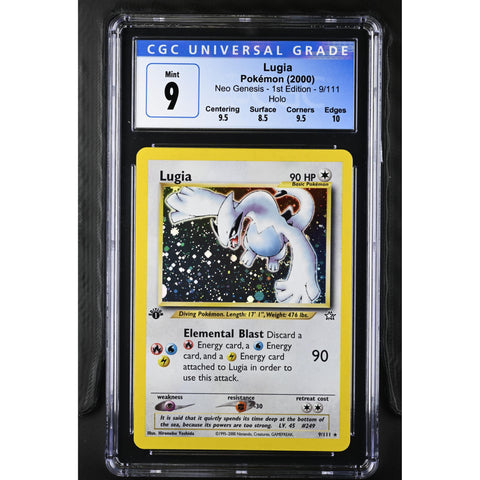 2000 POKEMON NEO GENESIS 1ST EDITION LUGIA 9/111 CGC 9
