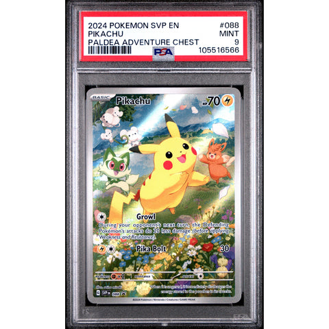 2024 POKEMON SCARLET VIOLET PROMO PIKACHU SVP088 PSA 9 1