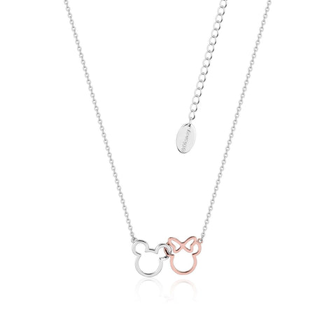 Disney Mickey and Minnie Mouse Necklace - Default Title