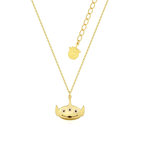 Disney Pixar Toy Story Alien Necklace - Gold