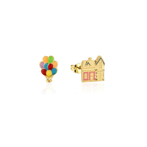 Up House Mix-Match Stud Earrings - Gold