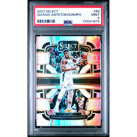 2023 PANINI PANINI SELECT GIANNIS ANTETOKOUNMPO 60 PSA 9