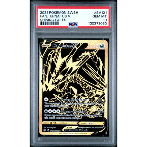 2021 POKEMON SHINING FATES ETERNATUS SV121/SV122 PSA 10