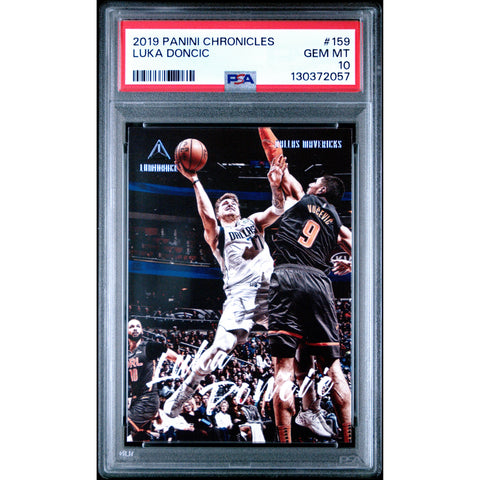 2019 PANINI PANINI CHRONICLES LUKA DONCIC 159 PSA 10