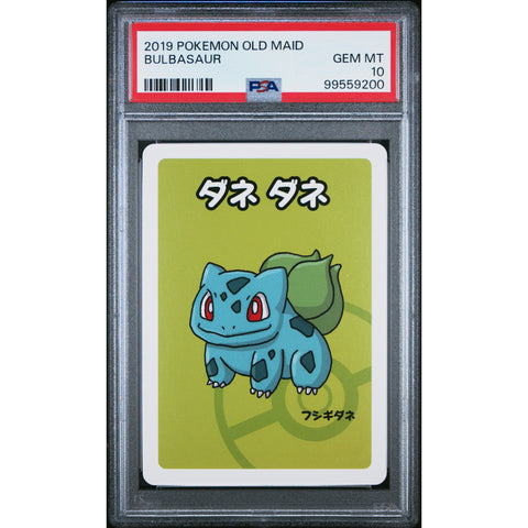 2019 POKEMON JPN OLD MAID BULBASAUR PSA 10