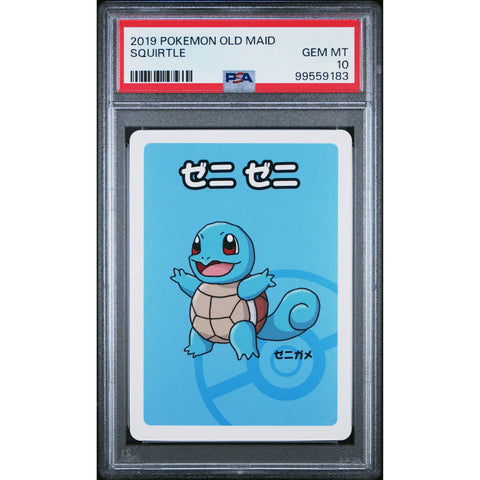 2019 POKEMON JPN OLD MAID SQUIRTLE PSA 10