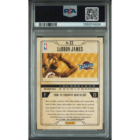 2014 PANINI GOLD STANDARD LEBRON JAMES 23 PSA 7