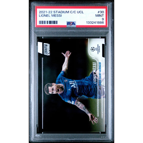 2021-22 TOPPS LIONEL MESSI 30 PSA 9