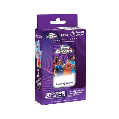 Topps: 2026 Chrome EPL Premier League Soccer Tin