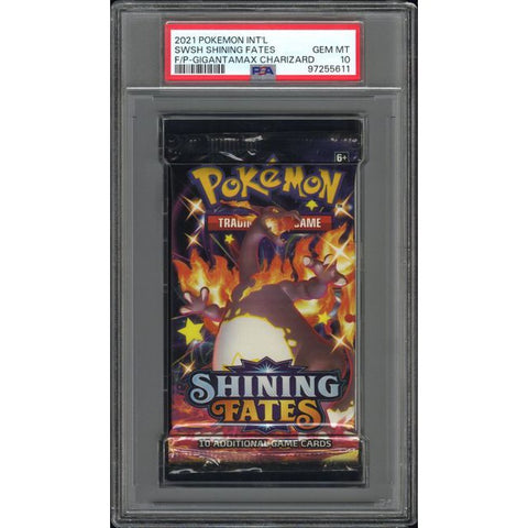 2021 POKEMON INT'L SWSH SHINING FATES F/P-GIGANTAMAX CHARIZARD PSA 10 Kollecter 2021 POKEMON INT'L SWSH SHINING FATES F/P-GIGANTAMAX CHARIZARD PSA 10 Kollecter