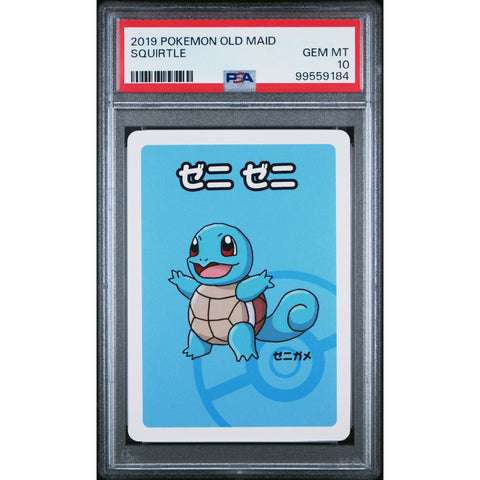 2019 POKEMON JPN OLD MAID SQUIRTLE PSA 10