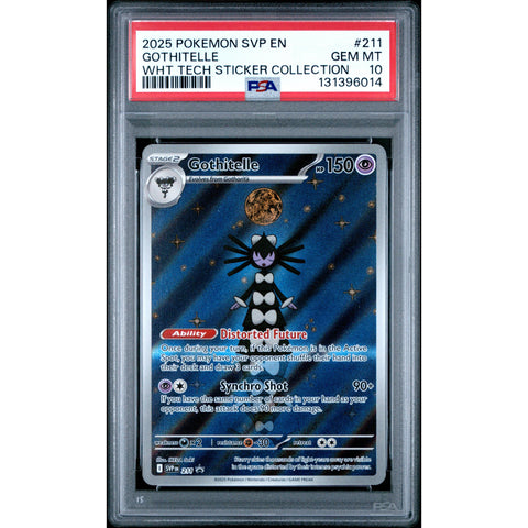 2025 POKEMON JPN PROMO GOTHITELLE TECH STICKER COLLECTION SVP211 PSA 10