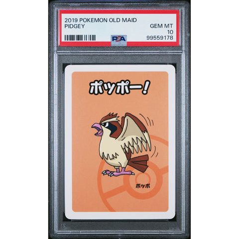 2019 POKEMON JPN OLD MAID PIDGEY PSA 10