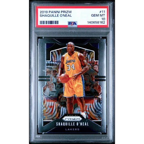 2019 PANINI PANINI PRIZM SHAQUILLE O'NEAL 11 PSA 10