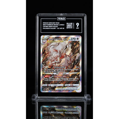 2023 POKEMON CROWN ZENITH HISUIAN ZOROARK VSTAR GG56/GG70 TAG 9