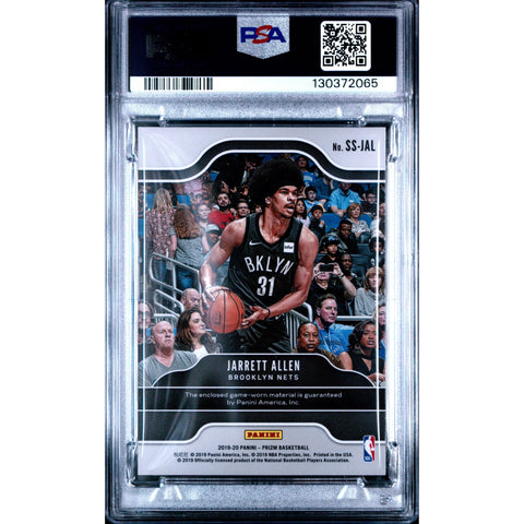 2019 PANINI PANINI PRIZM SENSATIONAL SWATCHES JARRETT ALLEN JAL PSA 10