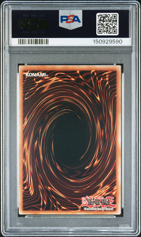 2024 YUGIOH BLUE EYES WHITE DRAGON TABLET BACKGROUND ENK01-97 PSA 8