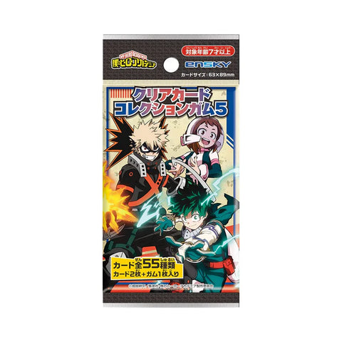 My Hero Academia JPN: Clear Card Collection Gum Part 5 Booster Box