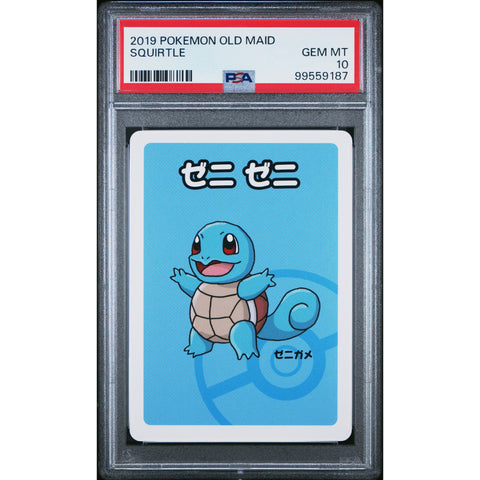 2019 POKEMON JPN OLD MAID SQUIRTLE PSA 10
