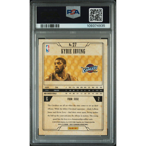 2014 PANINI GOLD STANDARD KYRIE IRVING 27 PSA 7