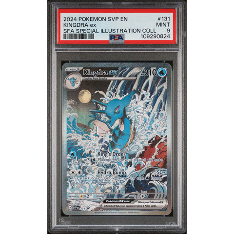 2024 POKEMON SCARLET VIOLET PROMO KINGDRA SPECIAL ILLUSTRATION COLLECTION SVP131 PSA 9