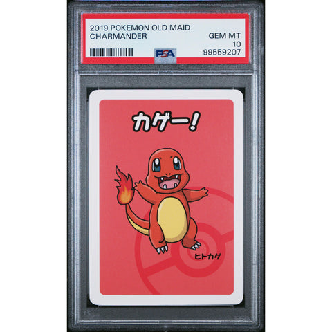 2019 POKEMON JPN OLD MAID CHARMANDER PSA 10
