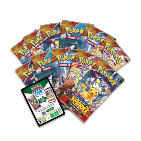 Pokemon TCG: Scarlet & Violet Surging Sparks Pokemon Center Elite Trainer Box