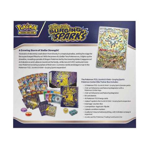 Pokemon TCG: Scarlet & Violet Surging Sparks Pokemon Center Elite Trainer Box