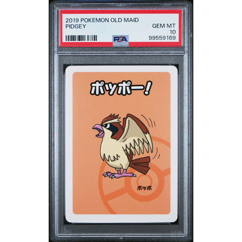 2019 POKEMON JPN OLD MAID PIDGEY PSA 10