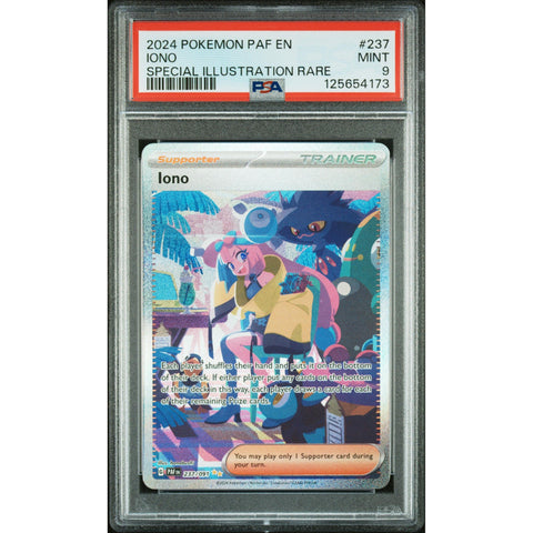 2024 POKEMON PALDEAN FATES IONO 237/091 PSA 9