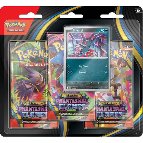 Pokemon TCG: Mega Evolution – Phantasmal Flames Three Pack Blister