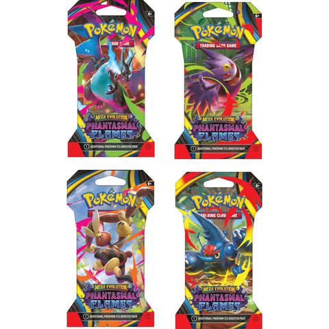 Pokemon TCG: Mega Evolution - Phantasmal Flames Sleeved Booster Pack