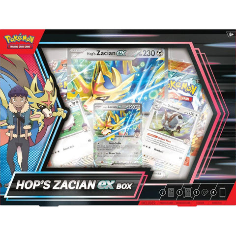 Pokemon TCG: Hop's Zacian ex Box
