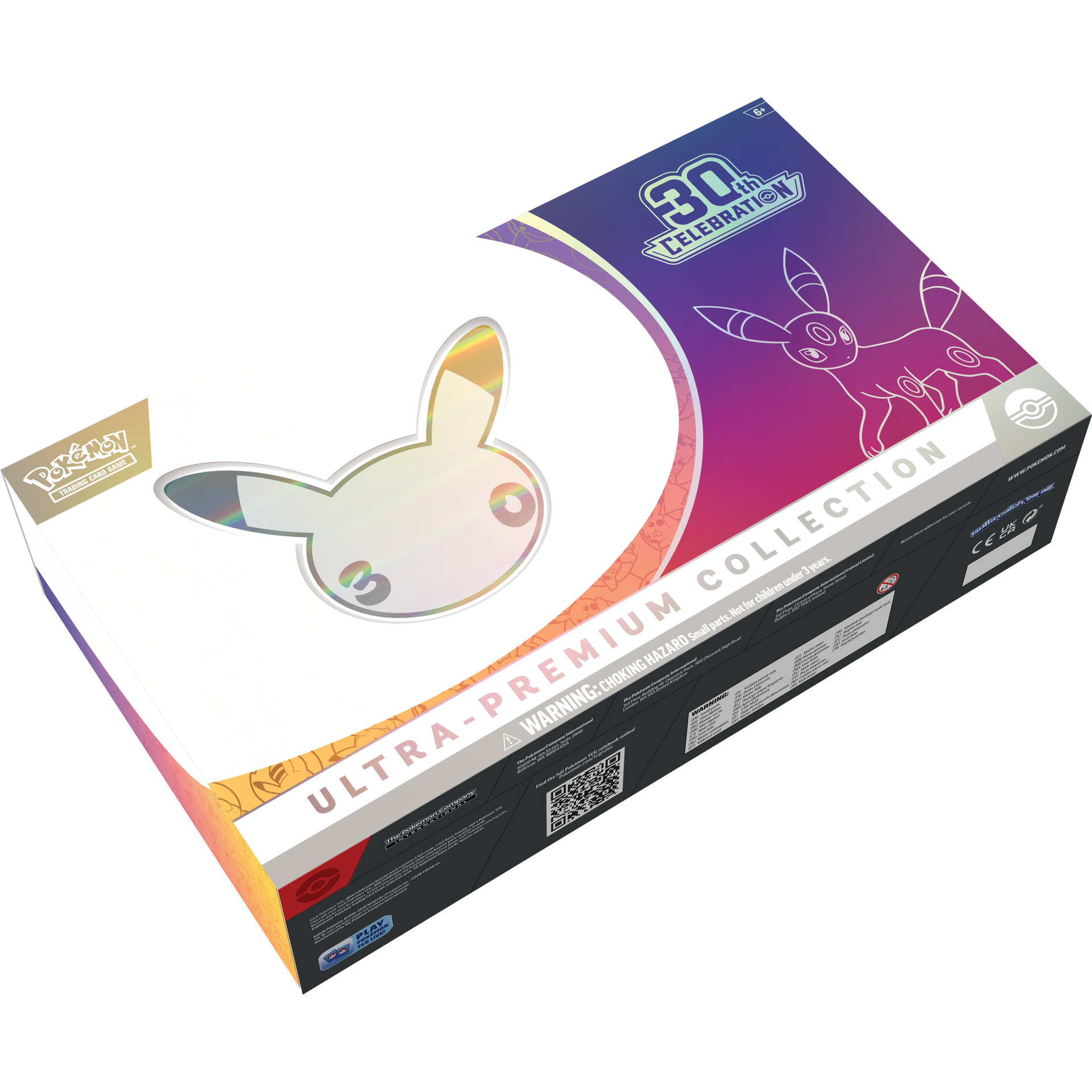 pokemon trading card game ultra premium collection TCG: 30th Celebration Ultra-Premium Card Type:Extended MSIN a code card for Zacian ex Slashing Legends