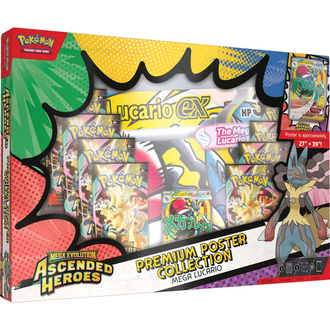 Pokemon TCG: Mega Evolution - Ascended Heroes Premium Poster Collection