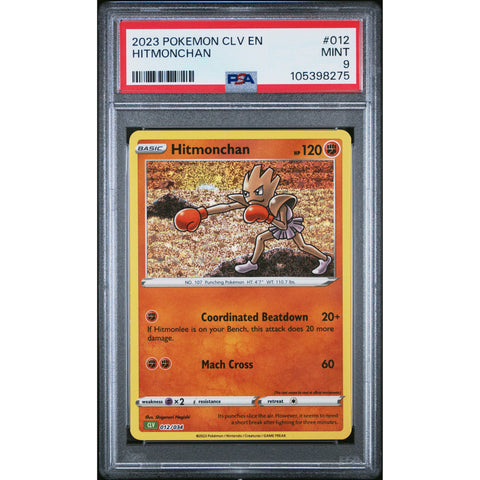 2023 POKEMON CLASSIC COLLECTION HITMONCHAN 012/034 PSA 9