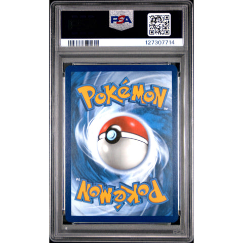2025 POKEMON TEAM ROCKET'S MEOWTH ILLUSTRATION RARE 203/182 PSA 9