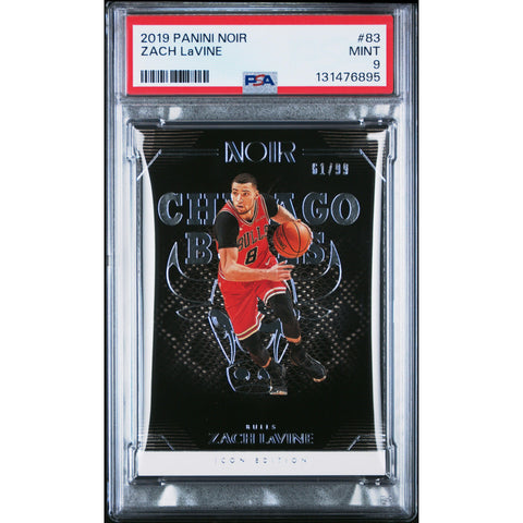 2019 PANINI PANINI NOIR ZACH LAVINE 83 PSA 9