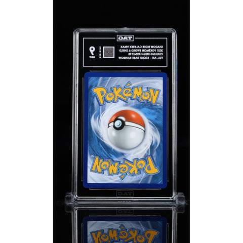 2021 POKEMON CHILLING REIGN SHADOW RIDER CALYREX VMAX SECRET RAINBOW 204/198 TAG 9