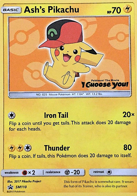 Ash's Pikachu - SM110