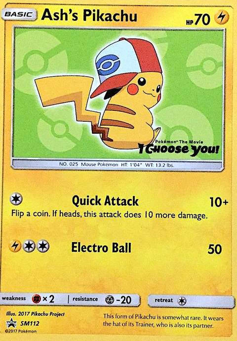 Ash's Pikachu - SM112