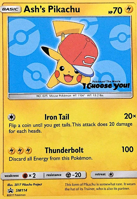 Ash's Pikachu - SM114