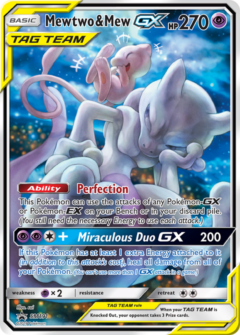 Mewtwo & Mew GX - SM191